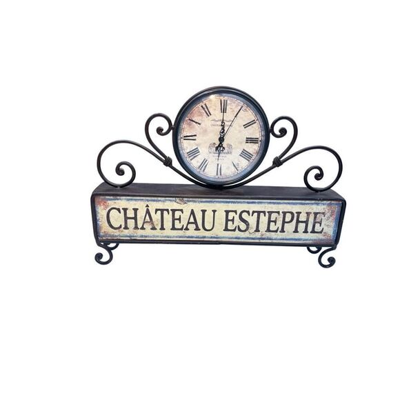 Vintage Paris Café Art Lot – Wine Decor, Clock, Wall Plaques” - Picture 4 of 16